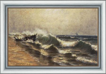 framed  Hirst, Claude Raguet Seascape, Ta3123-3